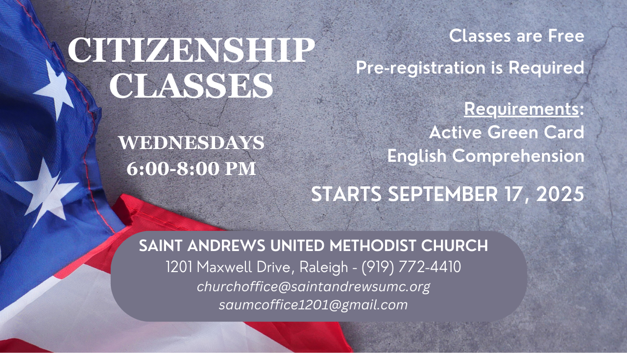 Saint Andrews UMC Citizenship Classes