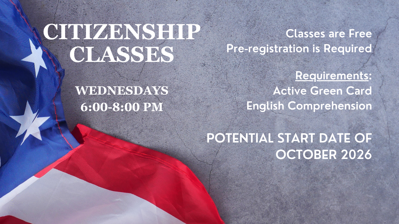 Citizenship Classes Saint Andrews UMC